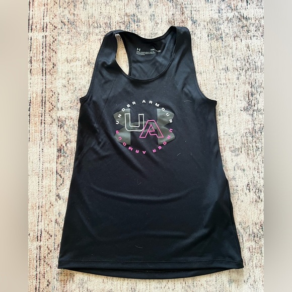 Under Armour Other - Under Armour Black Athletic Tank Top with Racerback